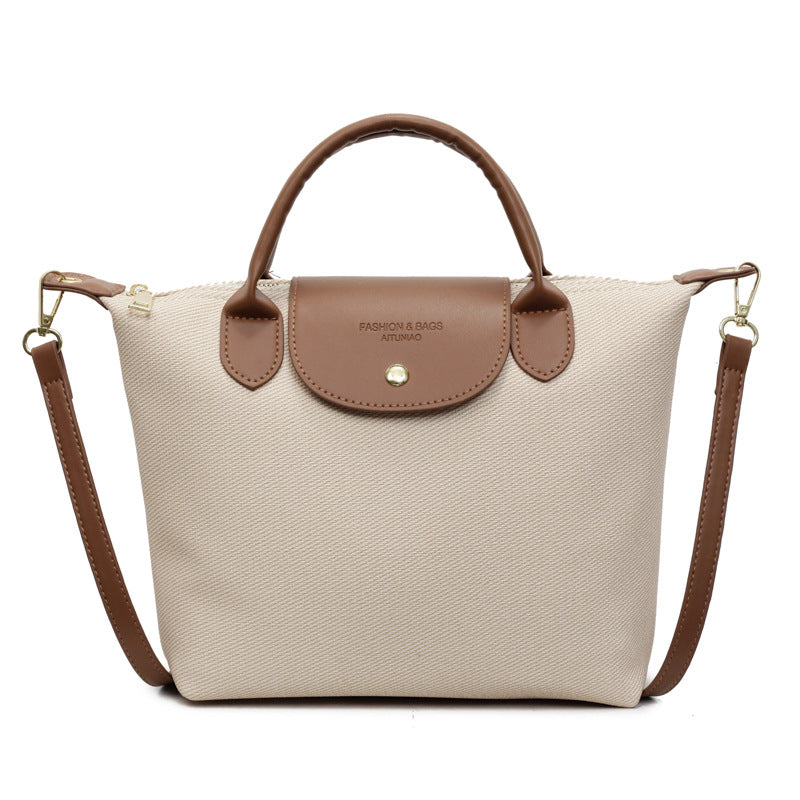 Oxford Cloth Dumpling Shoulder Bag Women Trendy Handbag