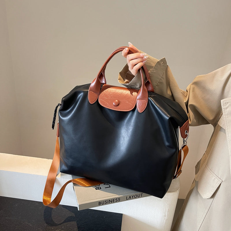 Retro Dragon PU Leather Messenger Tote Shoulder Bag