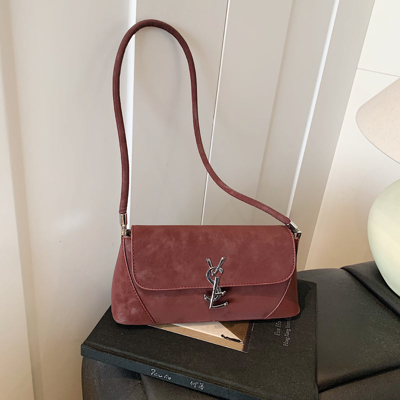 Luxury Poplar Forest Baguette Shoulder Chain Bag