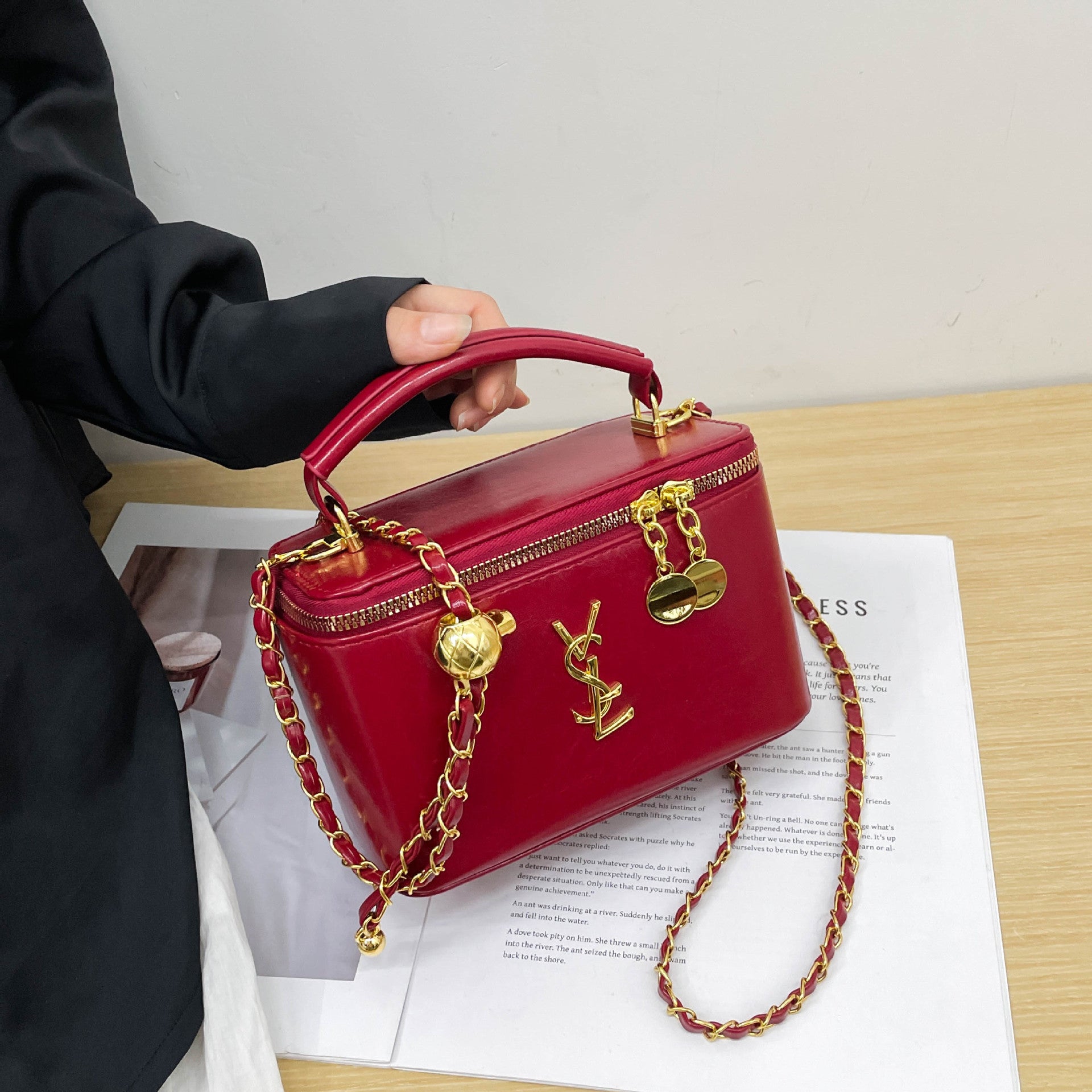 Poplar Forest Small Square Chain Bag Luxury Crossbody Women