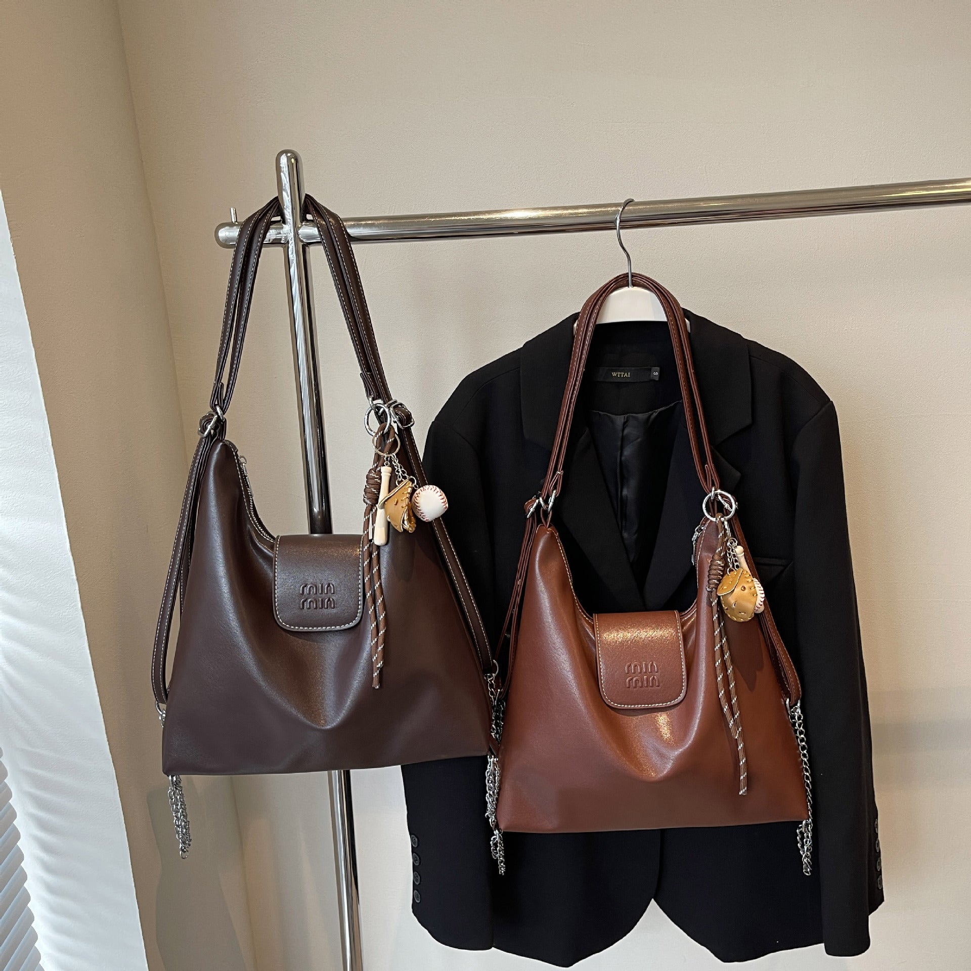 Mi.U Women's Large Capacity Crossbody Backpack Shoulder Bag