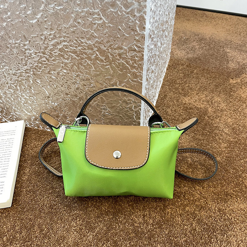 Light Luxury Dragon Mini Dumpling Crossbody Nylon Bag