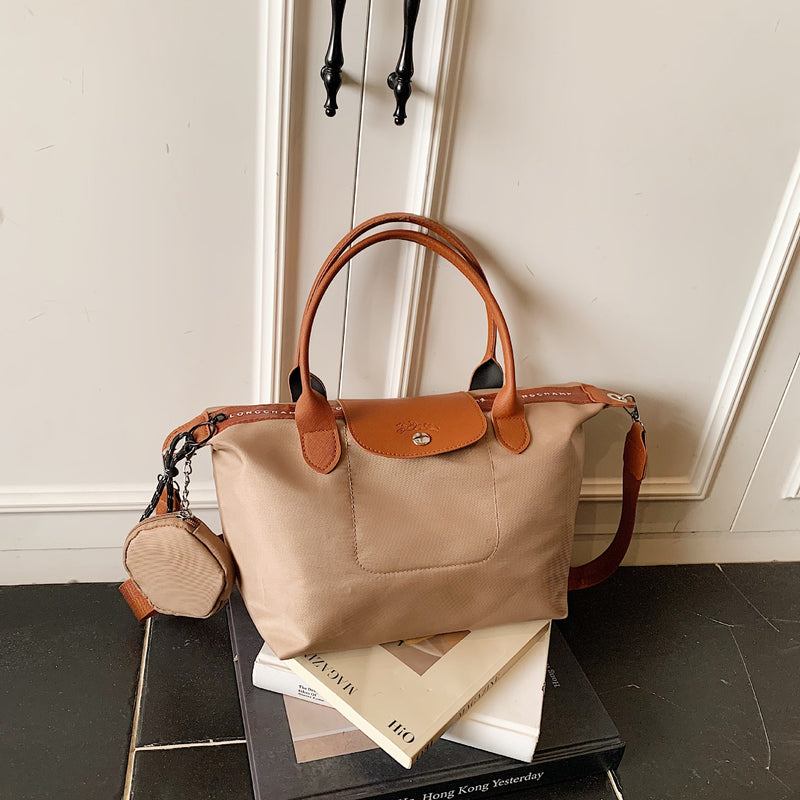 Simple Nylon Dragon Dumpling Bag Versatile Shoulder Handbag