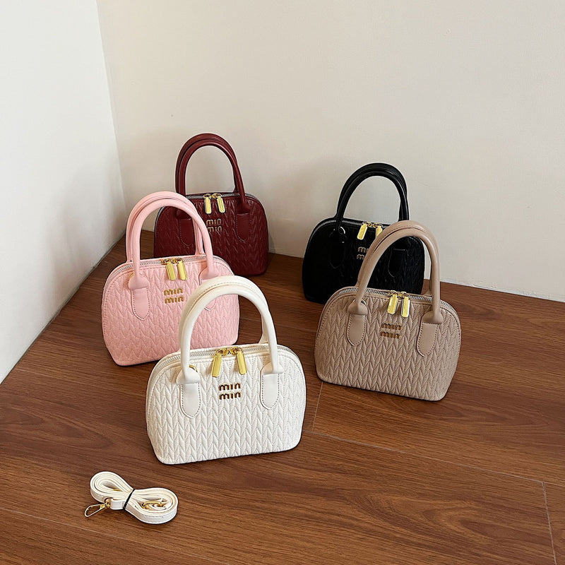 Light Luxury Rhombus Women's Shoulder Messenger Shell Bag