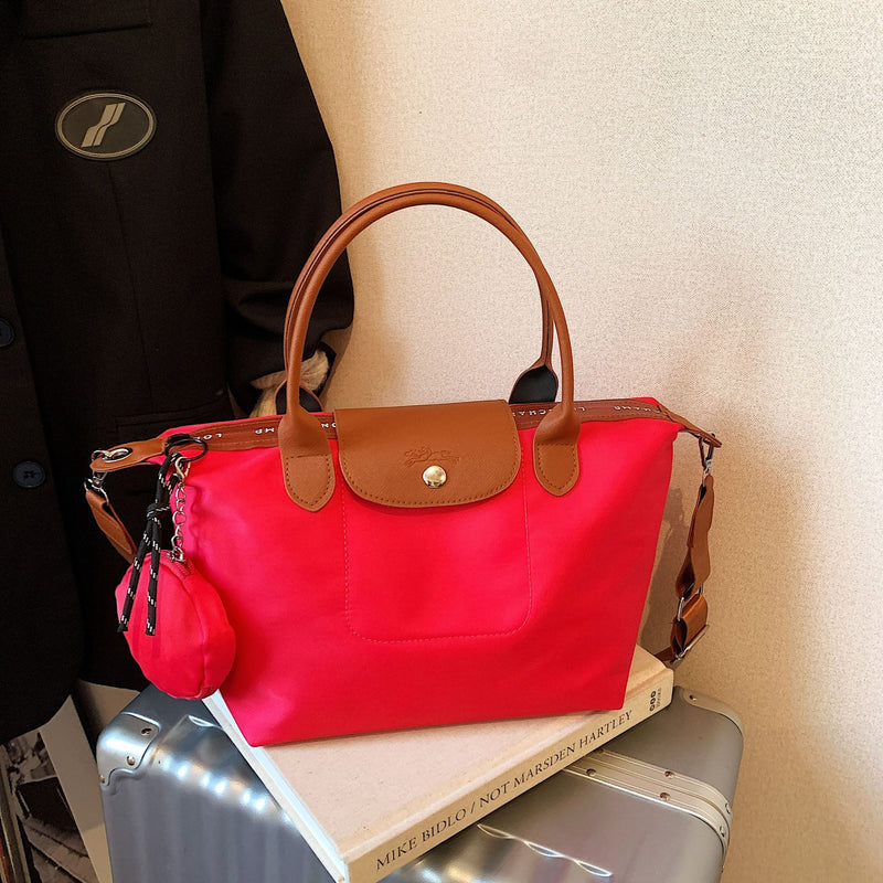 Simple Nylon Dragon Dumpling Bag Versatile Shoulder Handbag