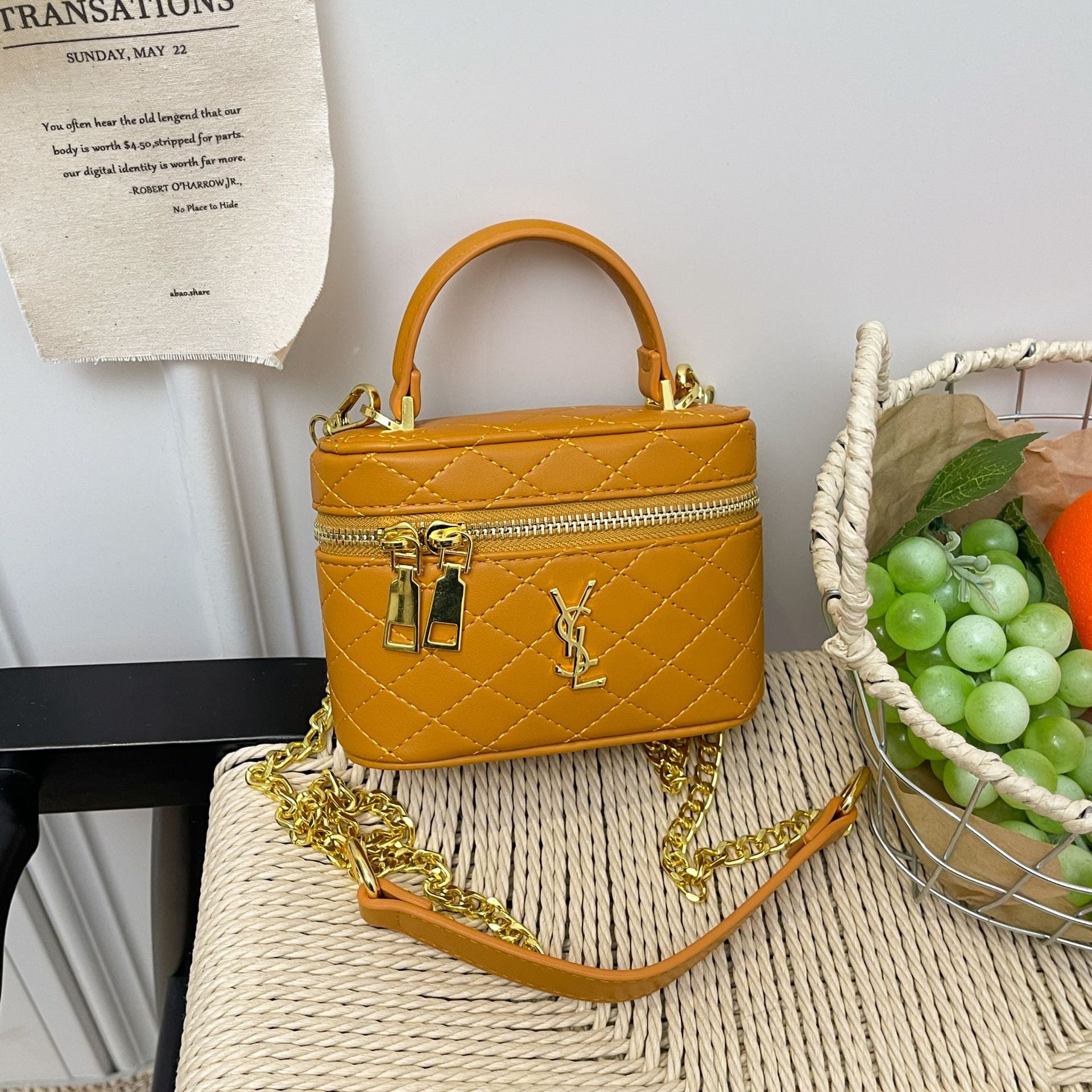 Fashion Poplar Forest Luxury Messenger Small Square Bag