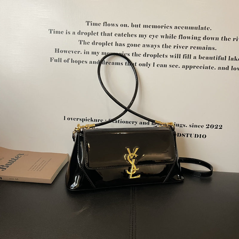 Niche Poplar Forest Baguette Shoulder Bag Luxury Fashion
