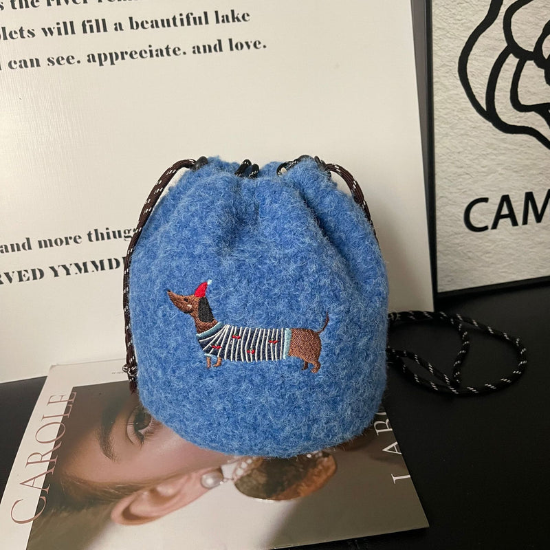 Cute Embroidery Fashion Shoulder Bag