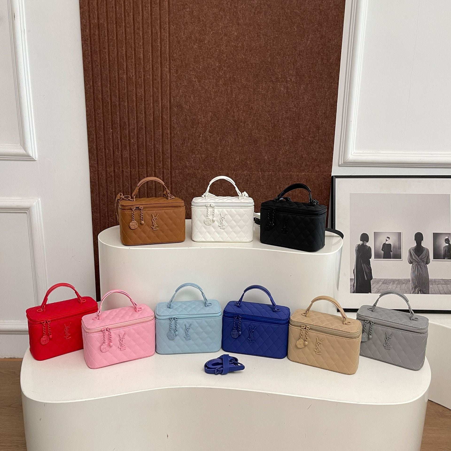 Light Luxury Poplar Forest Chain Messenger Box Bag