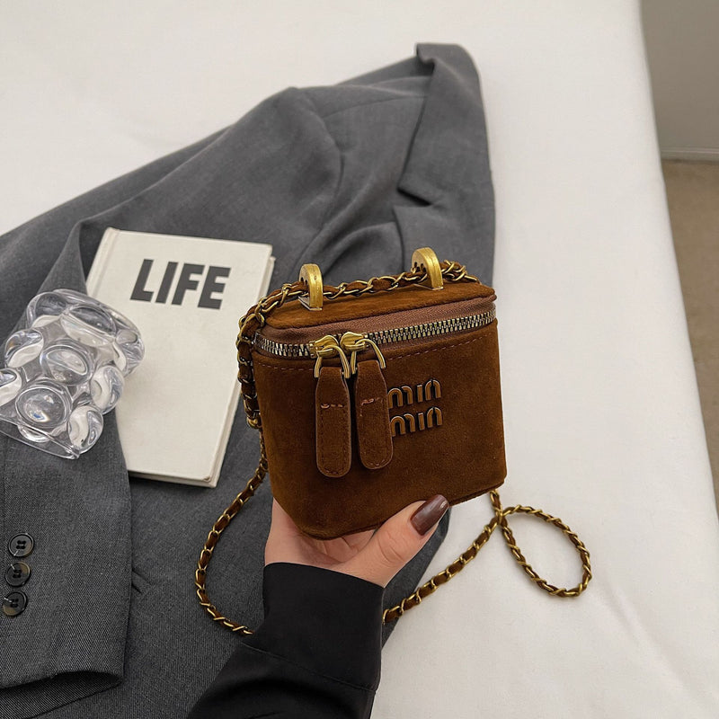 Retro Glossy Luxury Shoulder Bag for Women