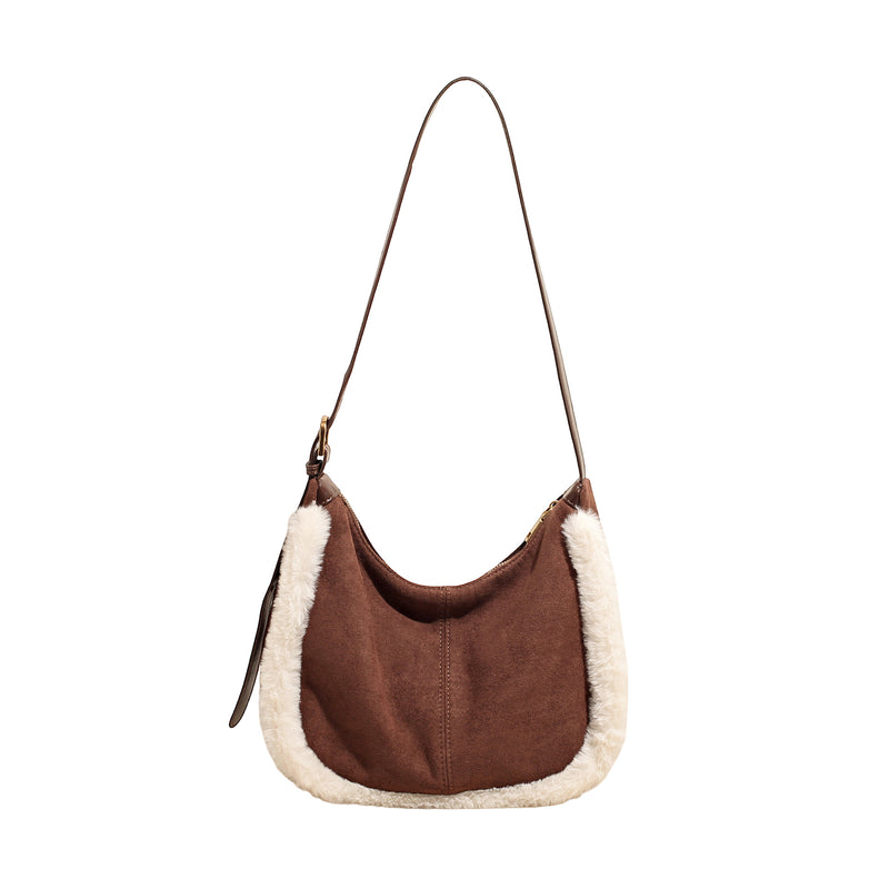 Retro Matte Messenger Bag Large Capacity Casual Shoulder Bag