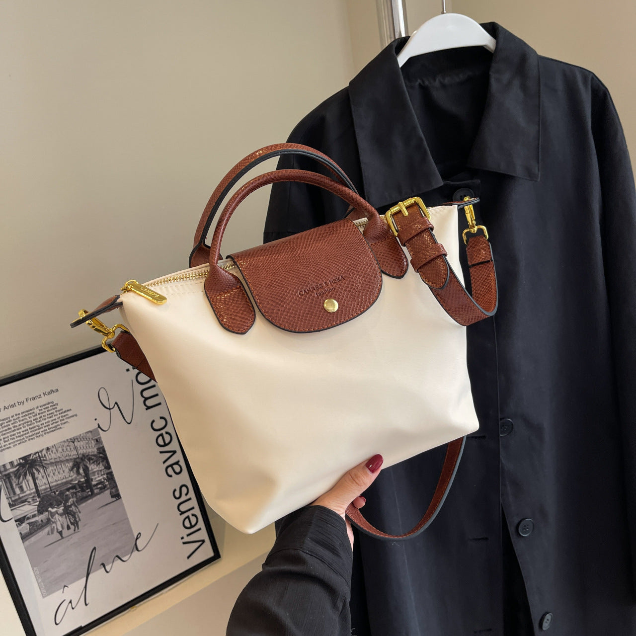 New Oxford Cloth Dragon Dumpling Handbag for Women