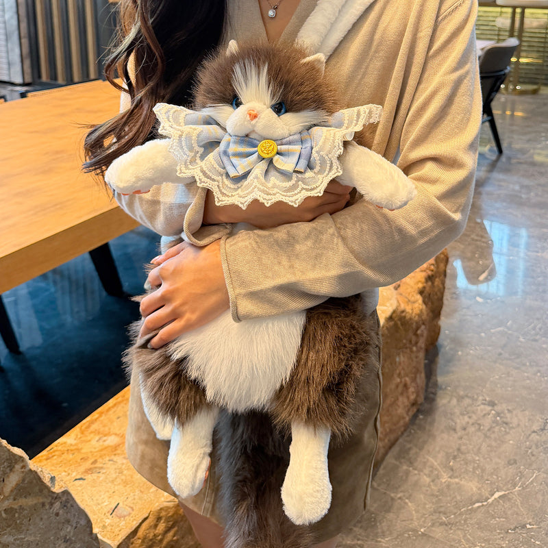 Cute Ragdoll Cat Plush Backpack