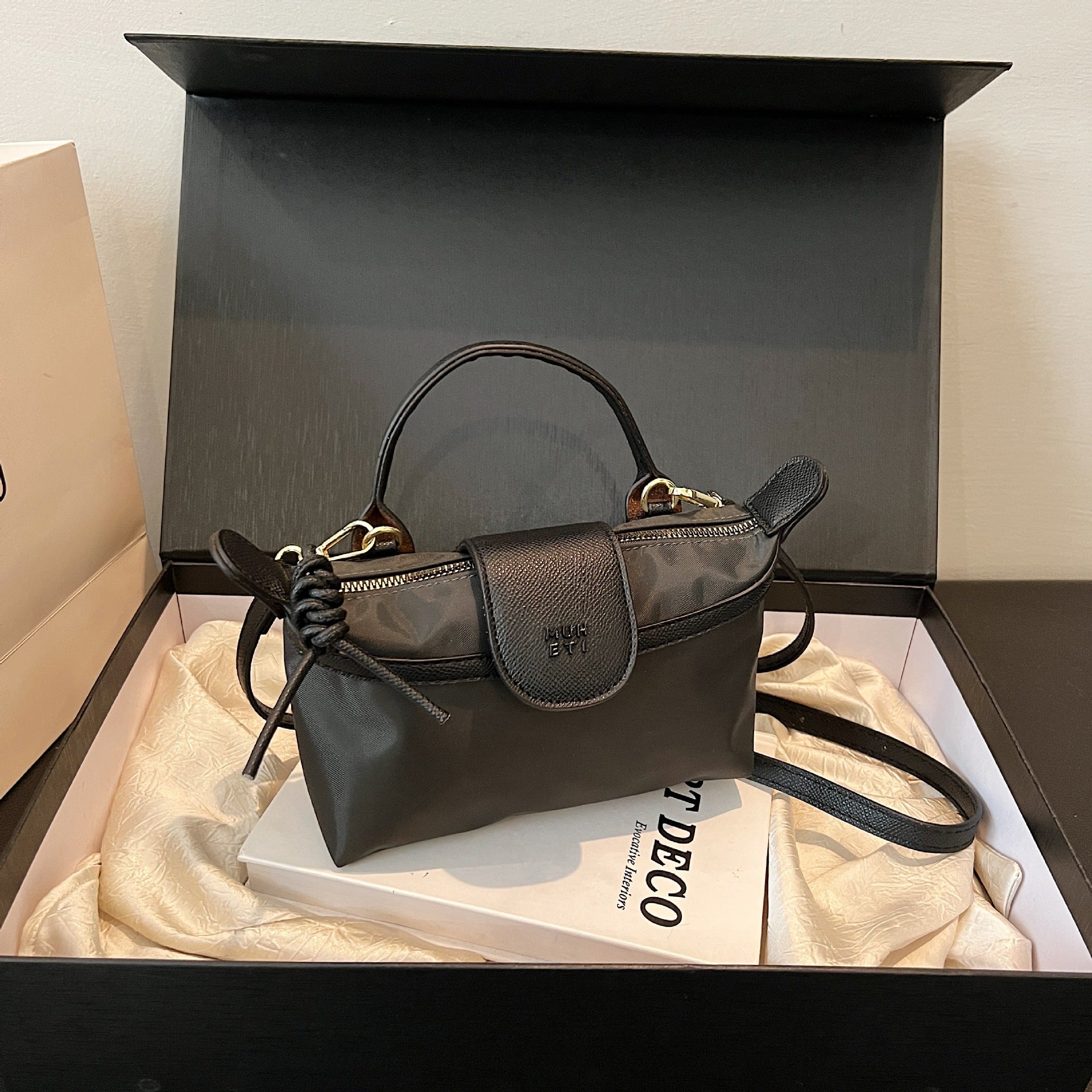 South Wind Chio2nd Sunset Avenue Oxford Cloth Tote Bag Dragon Bags Vintage Casual Versatile One Shoulder Crossbody Bag