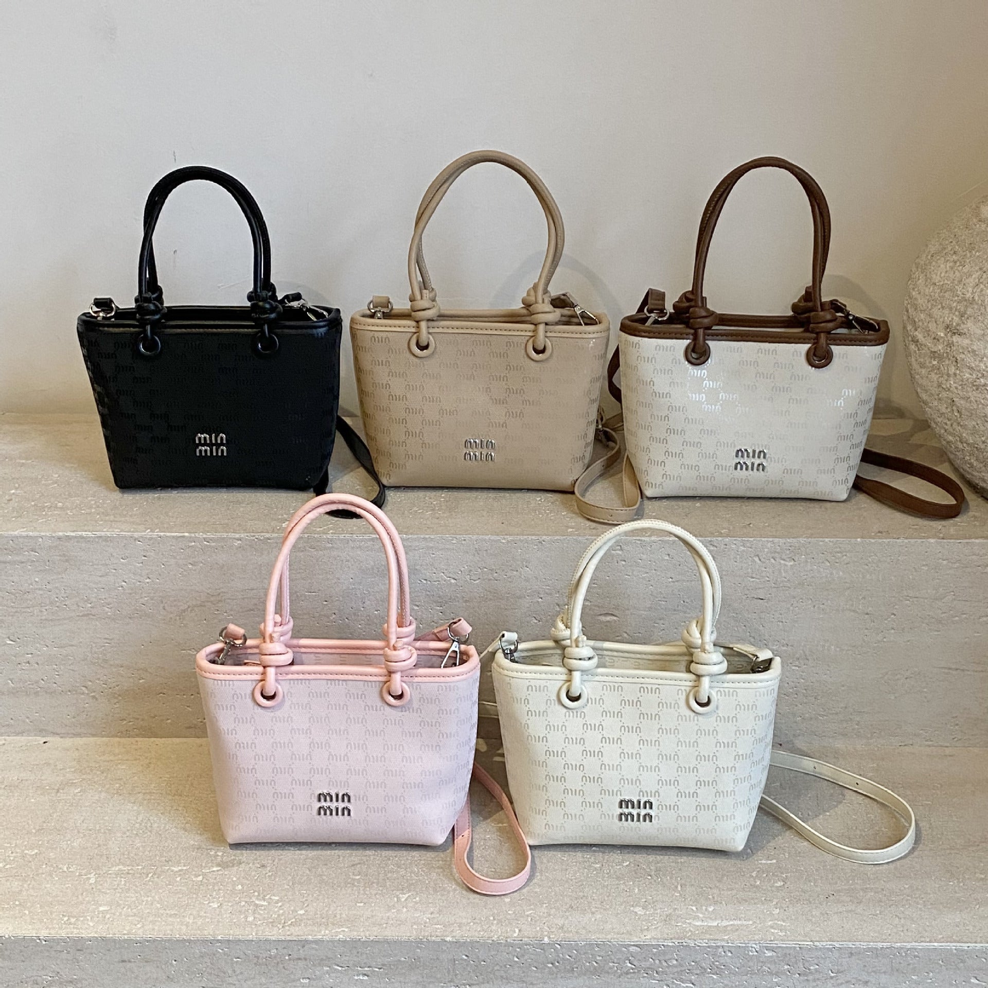 Light Luxury Vegetable Basket Bucket Bag Women Shoulder Bag