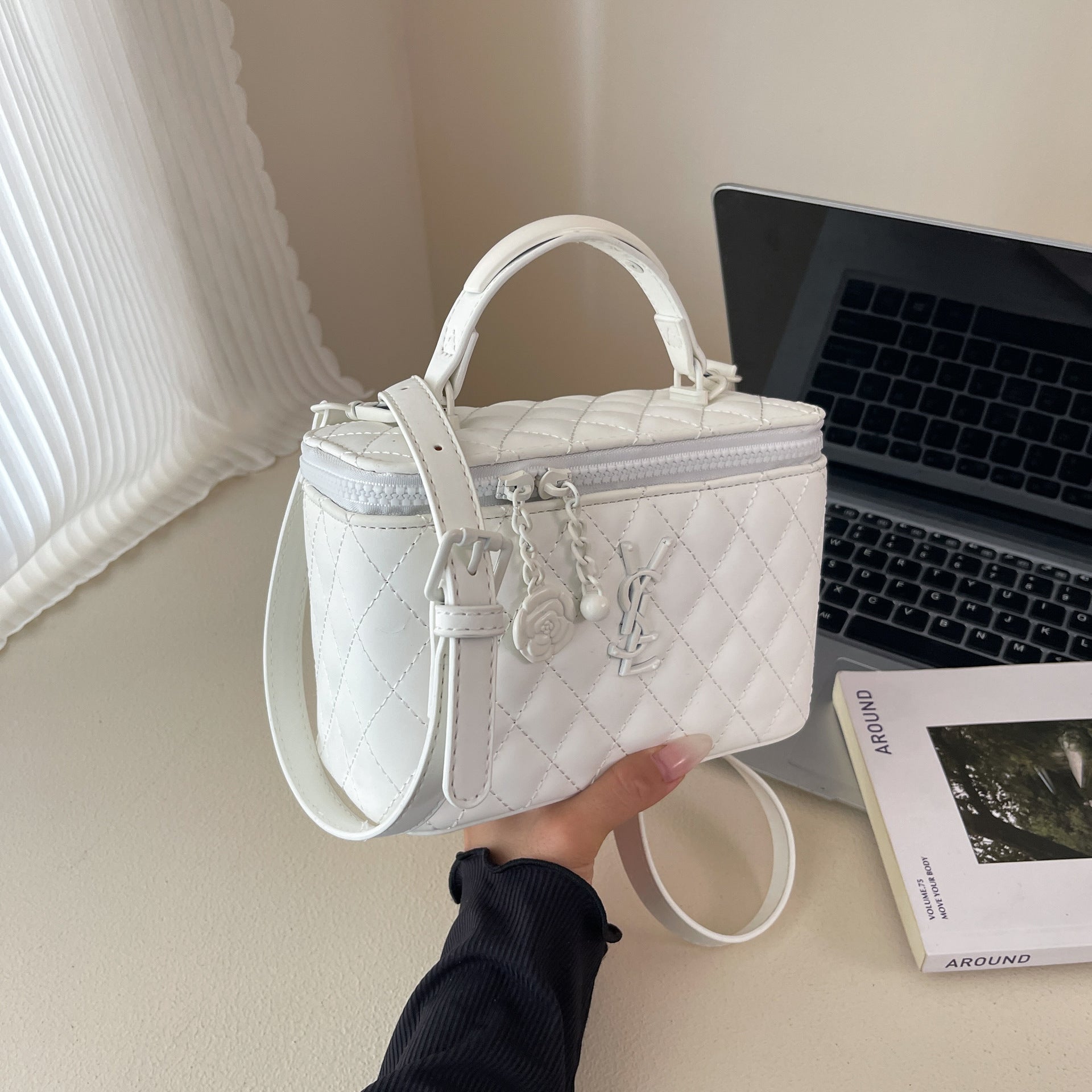 Light Luxury Poplar Forest Chain Messenger Box Bag