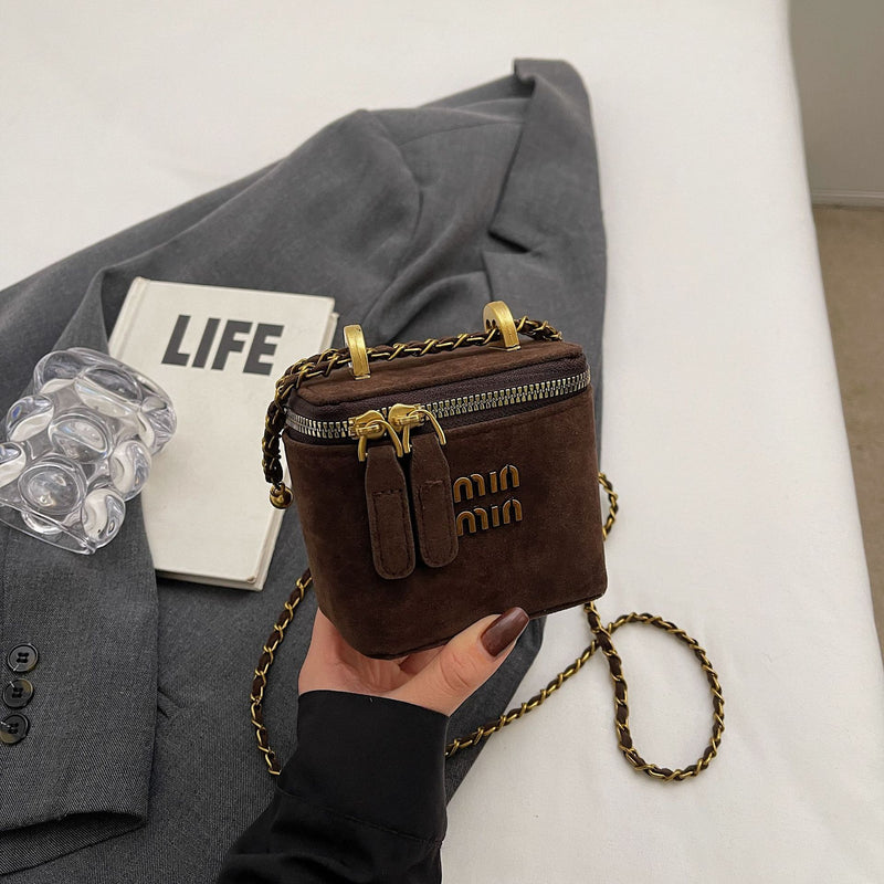 Retro Glossy Luxury Shoulder Bag for Women