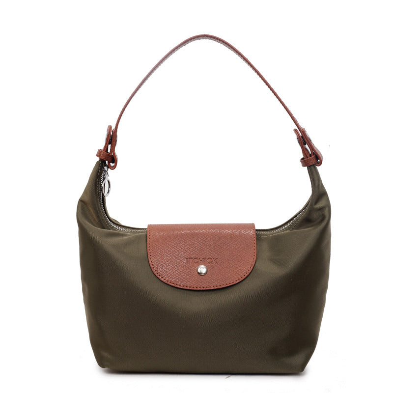 Waterproof Nylon Dumpling Crossbody Shoulder Commuter Bag