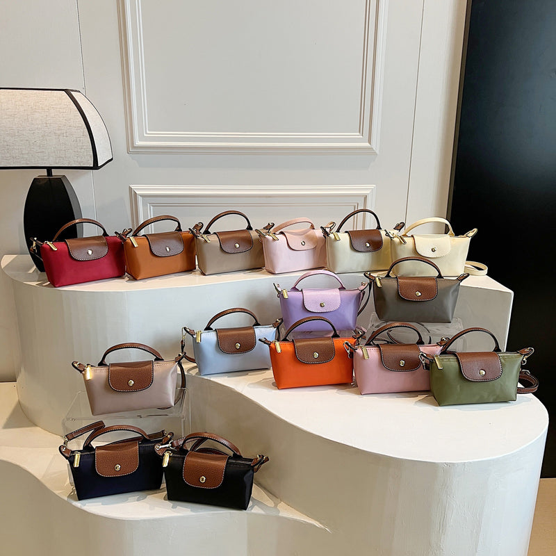 Vintage Fashion Nylon Dumpling Bag Women'S Bag Dragon Bags Xiang Shoulder Crossbody Handbag Texture Bag