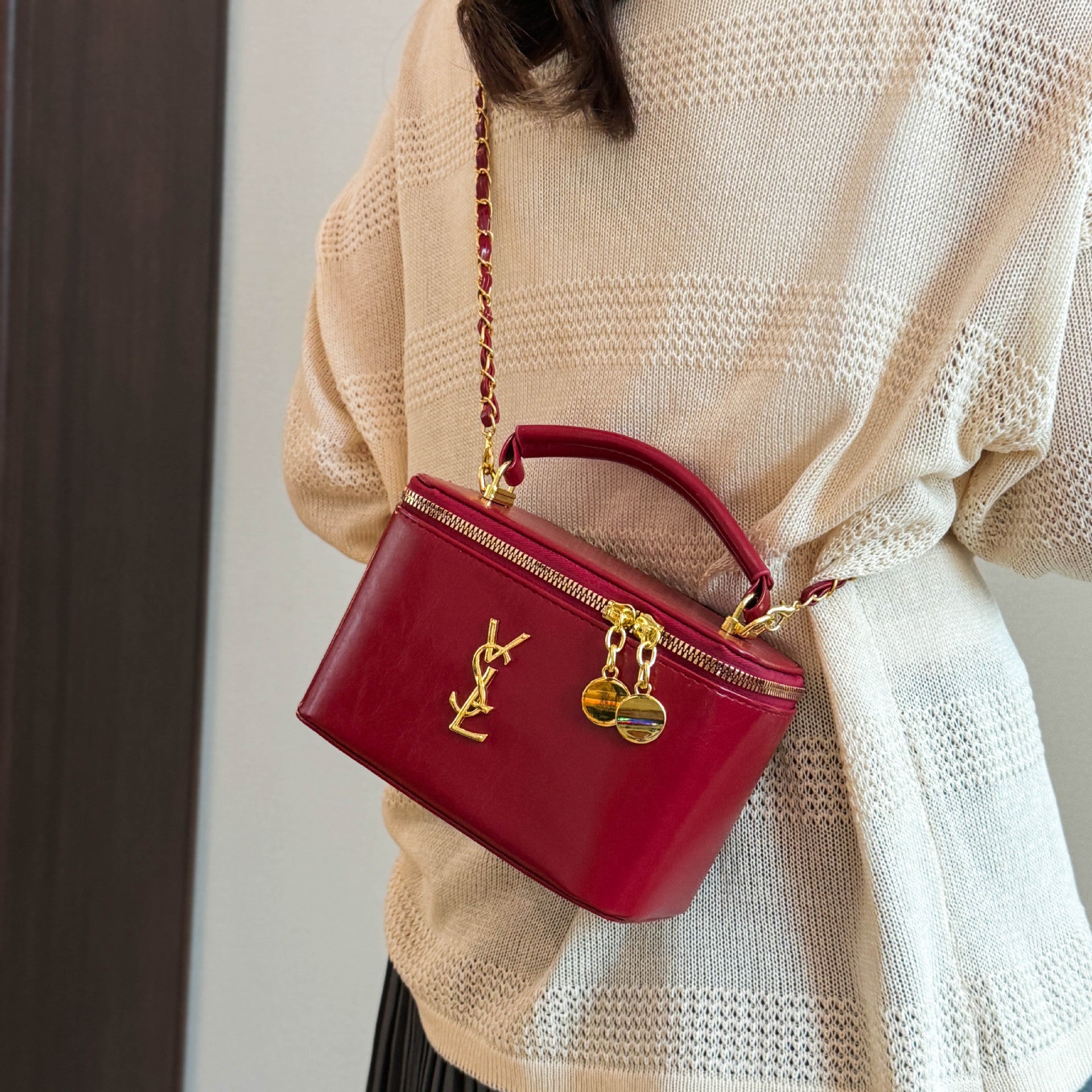 Poplar Forest Small Square Chain Bag Luxury Crossbody Women