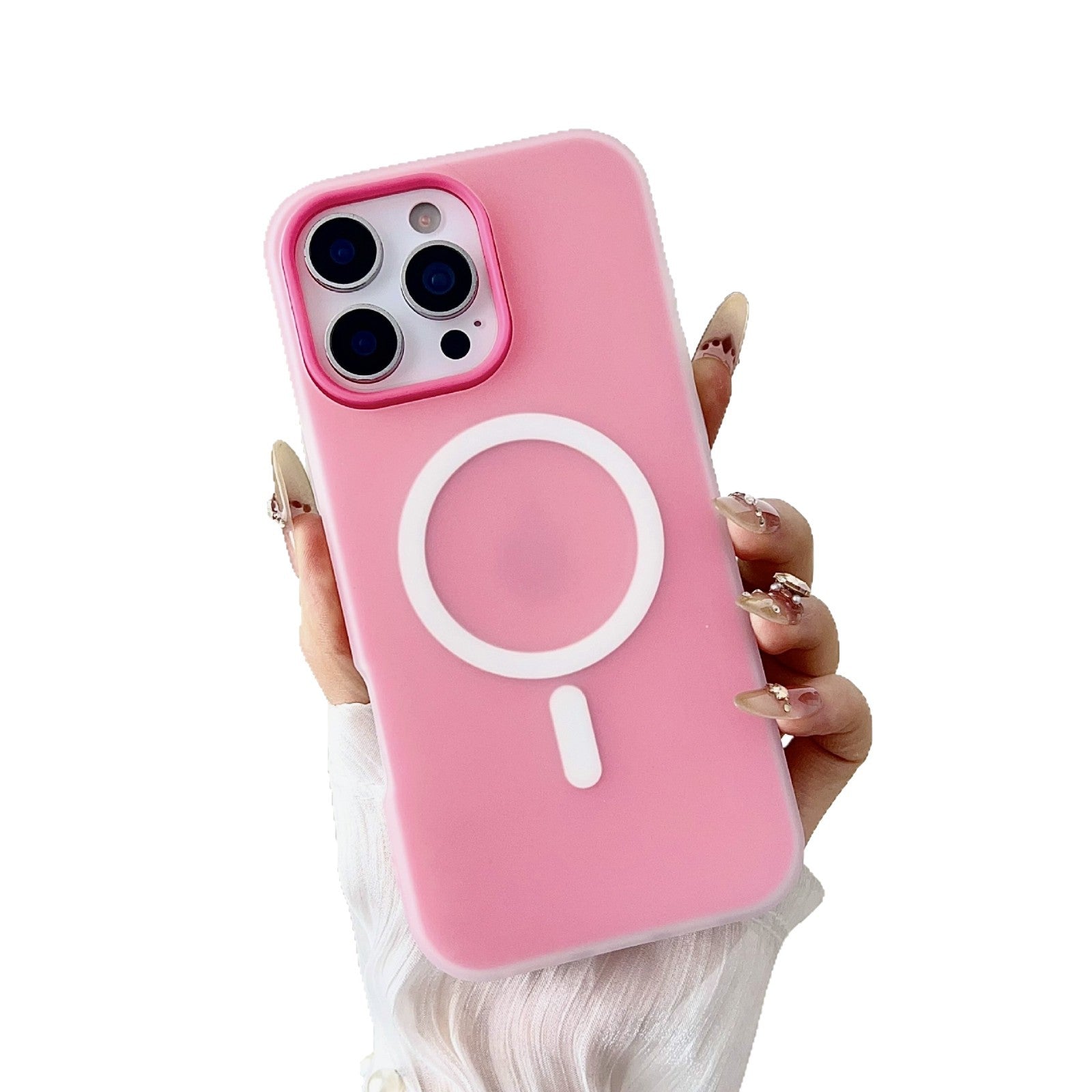 Magnetic Matte Jelly Case for iPhone 17 Pro Max & 16