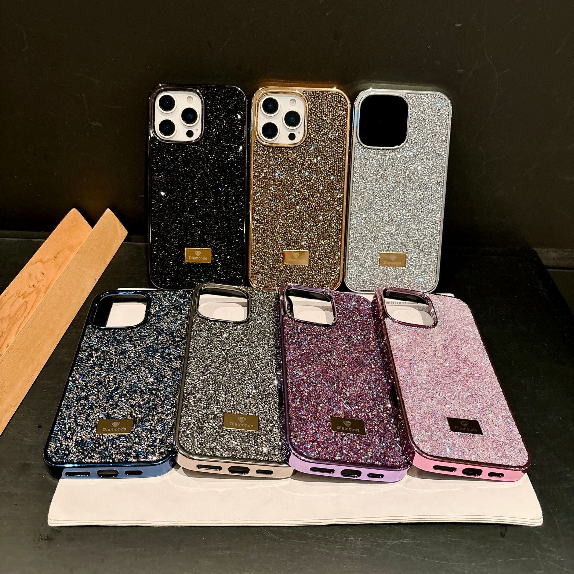 Electroplated Diamond Rhinestone Case for iPhone 17 Pro Max