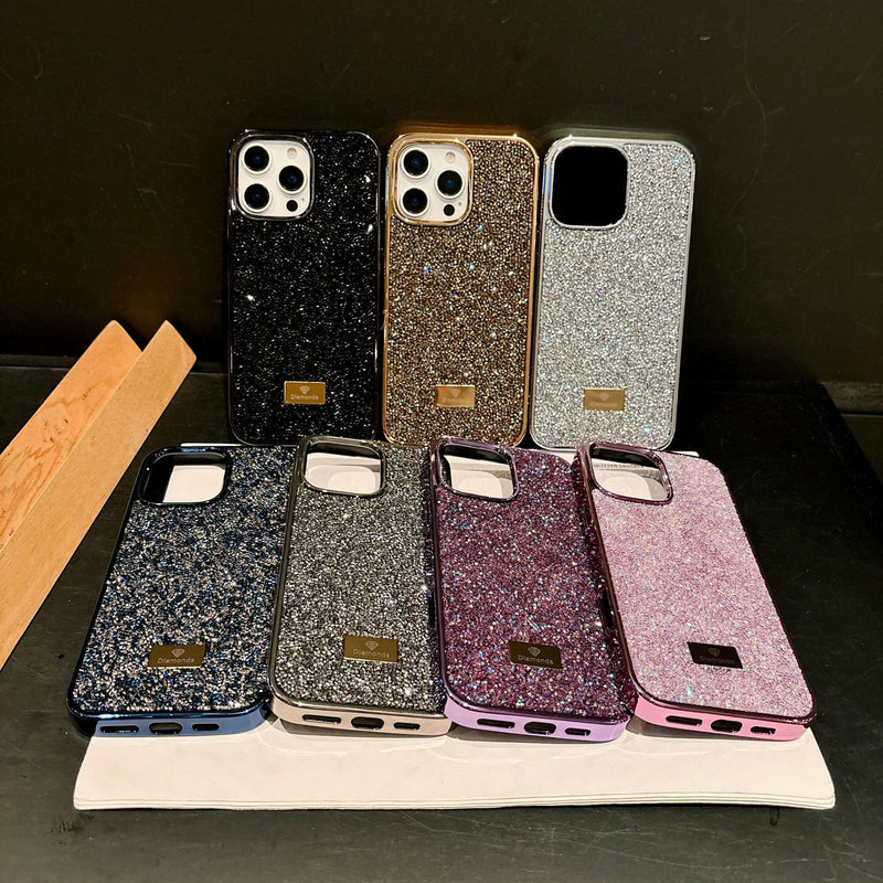 Electroplated Diamond Rhinestone Case for iPhone 17 Pro Max