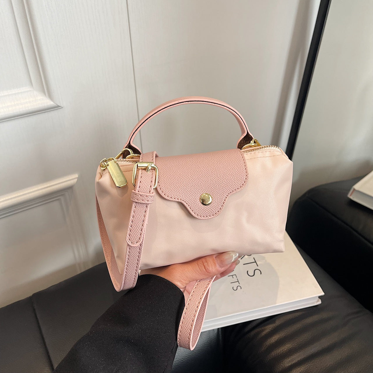 Nylon Women's Crossbody Shoulder Dumpling Bag