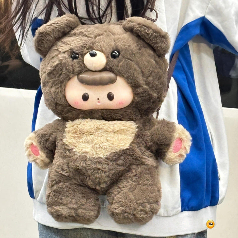 Cute Plush Backpack for Students