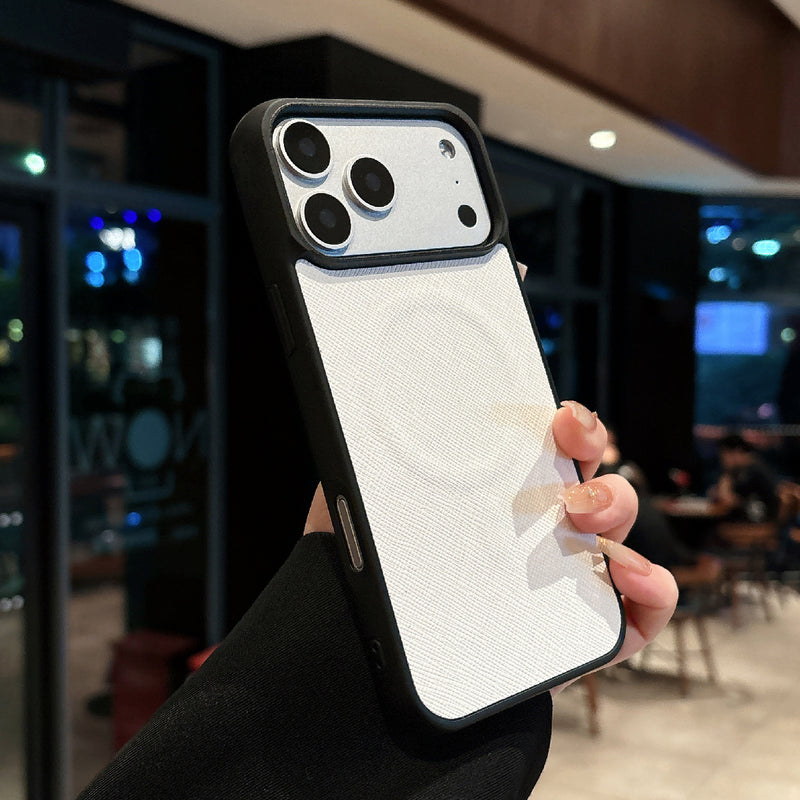iPhone 17 Pro Max Strong Magnetic Cross Pattern Phone Case