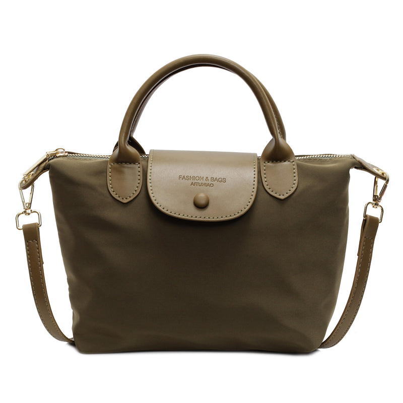 Niche Tide Oxford Cloth Bag Texture Dragon Bags Xiang Splicing Portable Dumpling Bag Simple Shoulder Messenger Bag