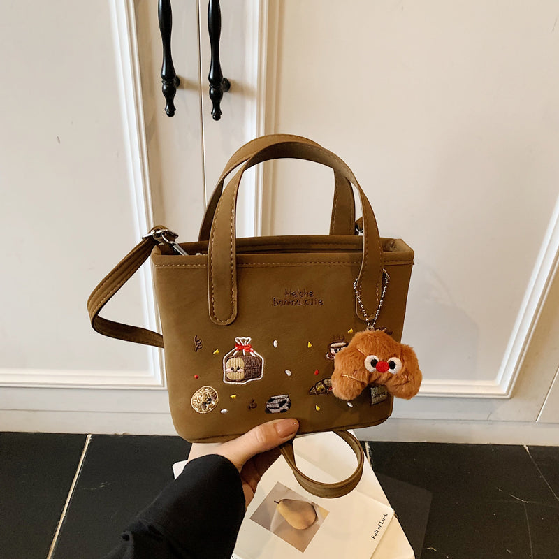 Cute Cartoon Handbag Versatile Shoulder Bag Fashion Casual