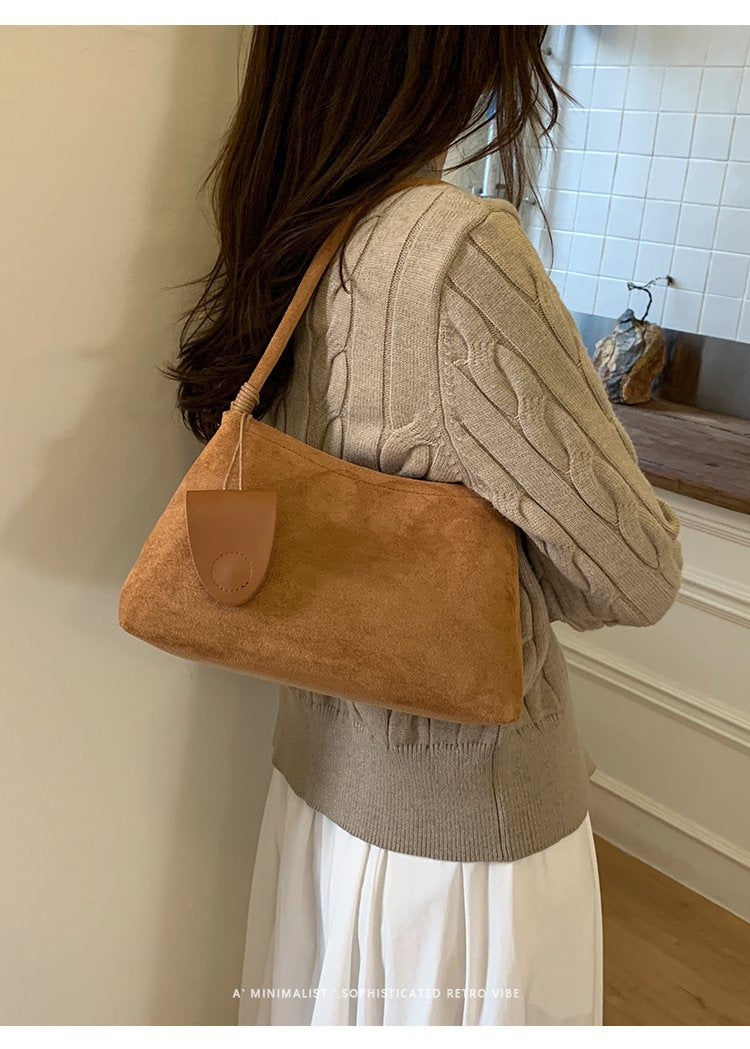 N Ins Niche Design Armpit Bag Simple Trendy Shoulder Matte Fashion Mother Child Handbag