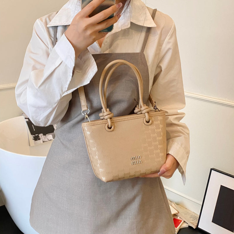 Light Luxury Vegetable Basket Bucket Bag Women Shoulder Bag