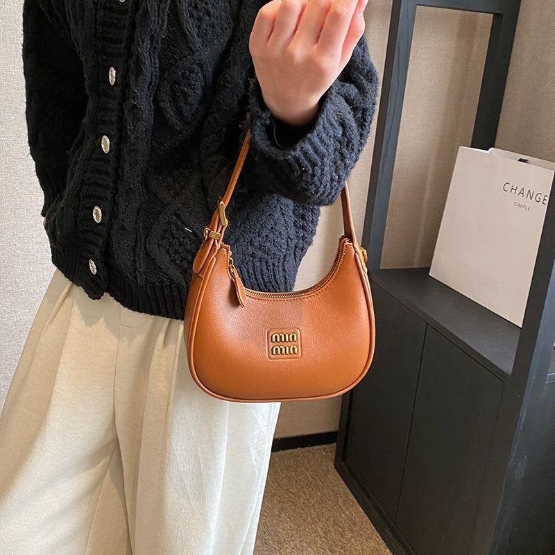 Premium Women's Miu Dumpling Shoulder Bag Light Luxury
