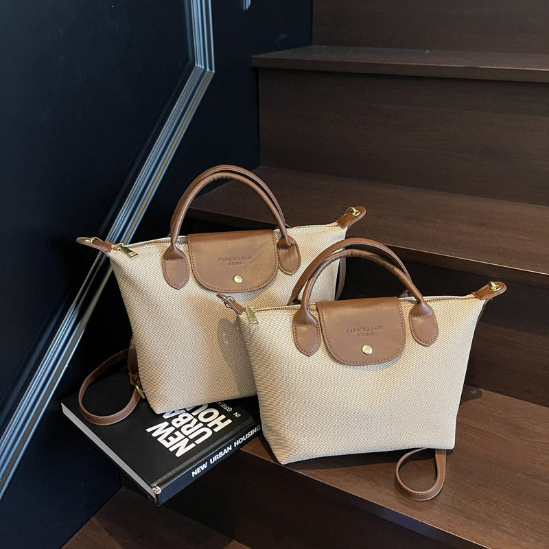 Oxford Cloth Dumpling Shoulder Bag Women Trendy Handbag