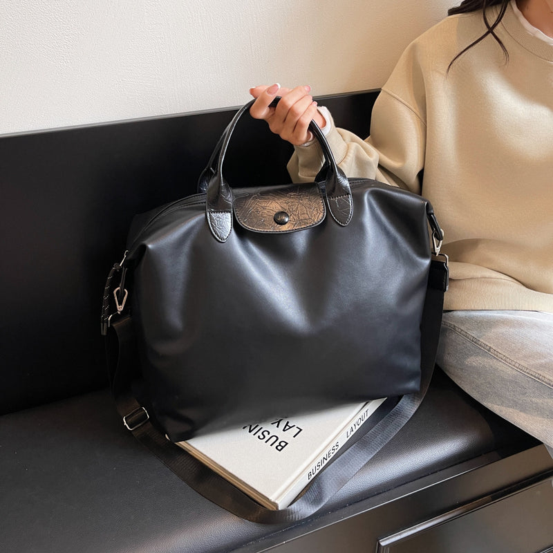 Retro Dragon PU Leather Messenger Tote Shoulder Bag