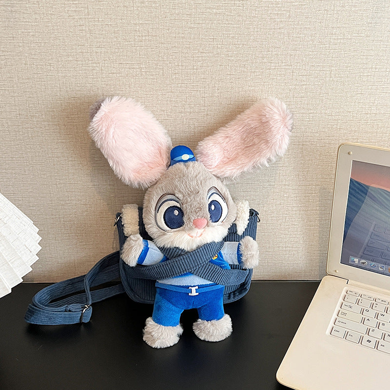 Crazy Animal City Judy Nick Plush Shoulder Bag