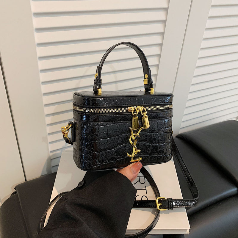 Light Luxury Poplar Stone Rhombus Square Shoulder Bag