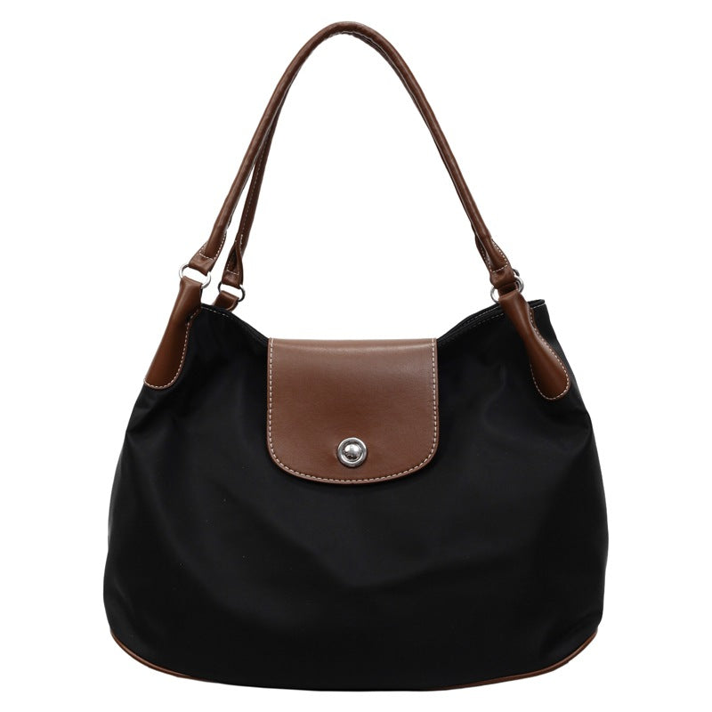 Splicing Dragon Large Capacity Shoulder Hobo Tote Bag