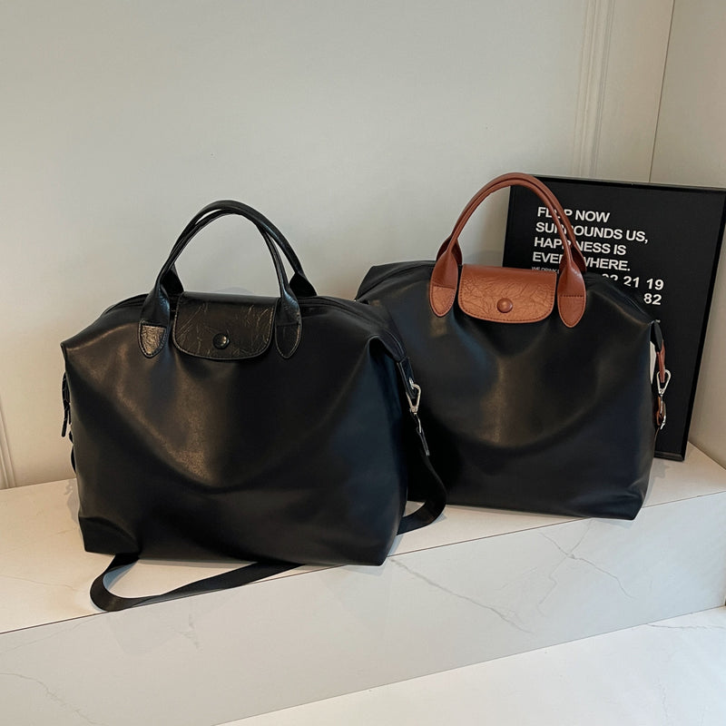 Retro Dragon PU Leather Messenger Tote Shoulder Bag