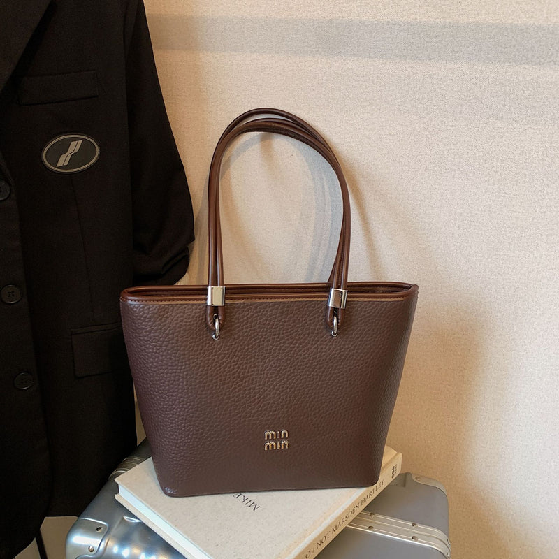 Light Luxury Large Capacity Fashion Splicing Tote Shoulder Bag