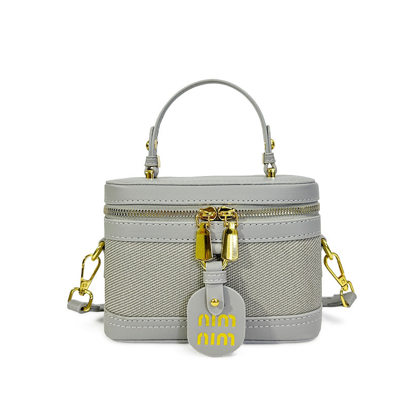 Light Luxury Retro Crossbody Shoulder Bag Contrasting Color