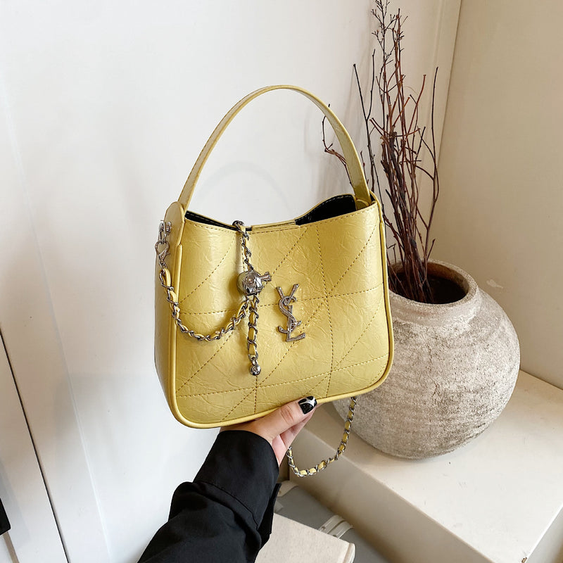 Light Luxury Embroidered Rhombus Chain Shoulder Messenger Bag