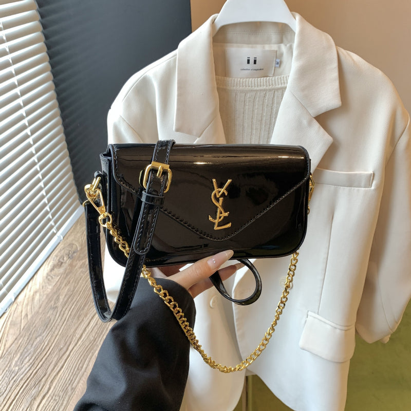 Retro Chain Poplar Forest Small Square Bag Bags European Beautiful Woman Spice Girl Style Texture Fashion Shoulder Messenger Bag