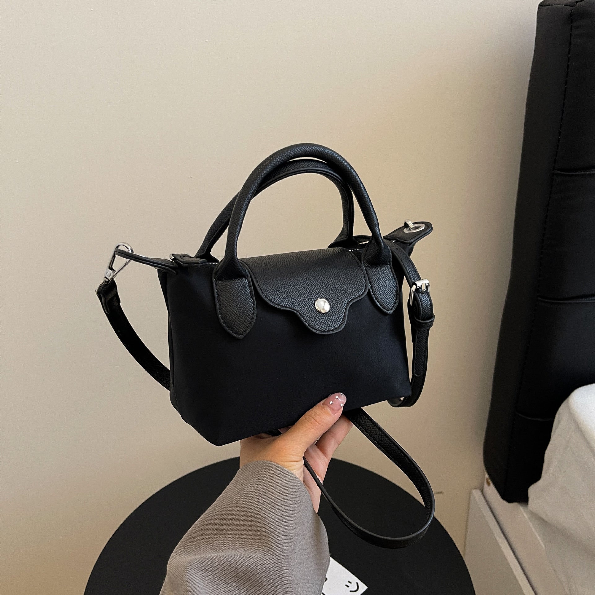 Nylon Dragon Dumpling Tote Crossbody Shoulder Bag Women