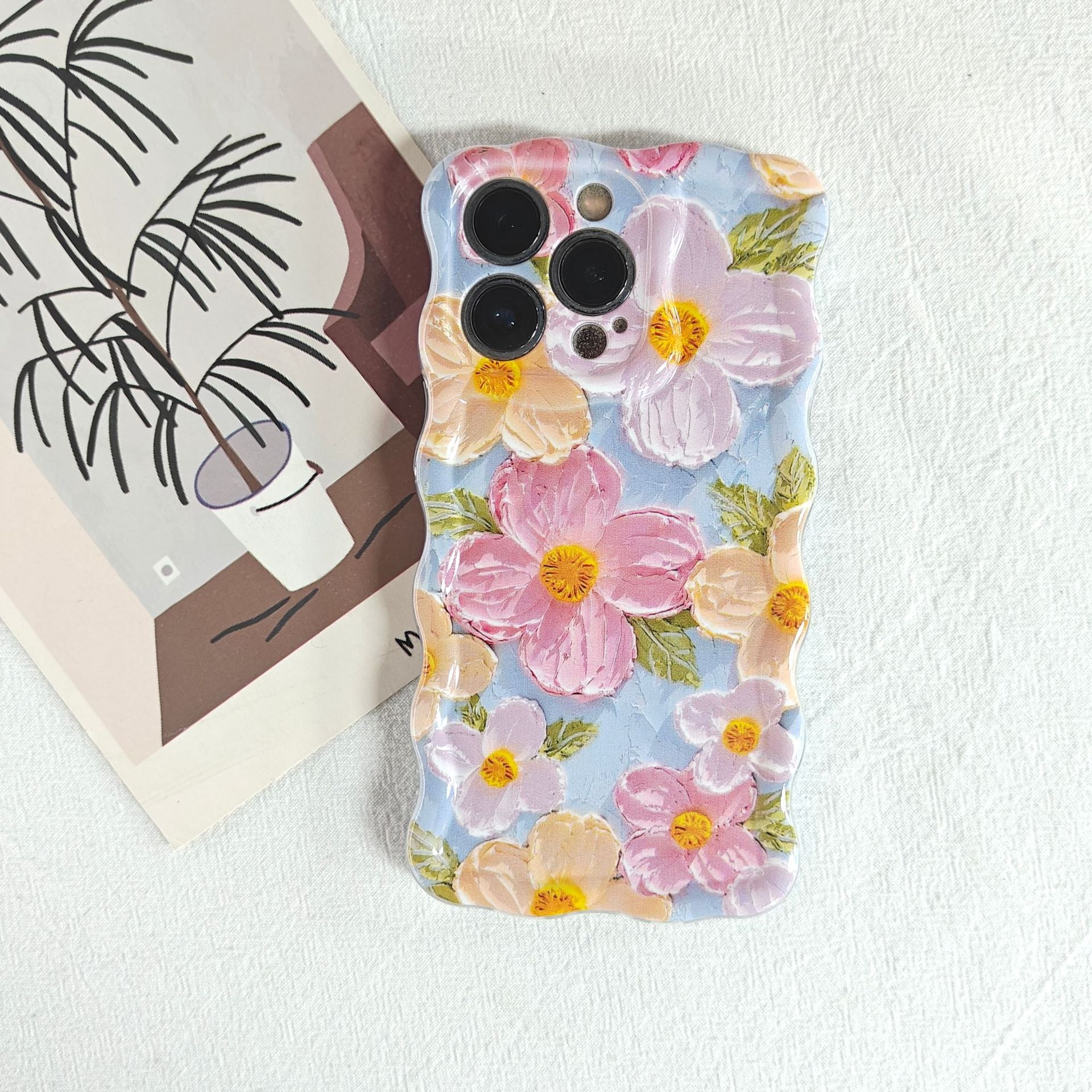 Oil Painting Flower iPhone Case