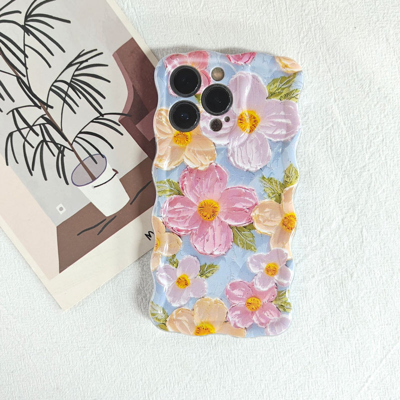 Oil Painting Flower iPhone Case