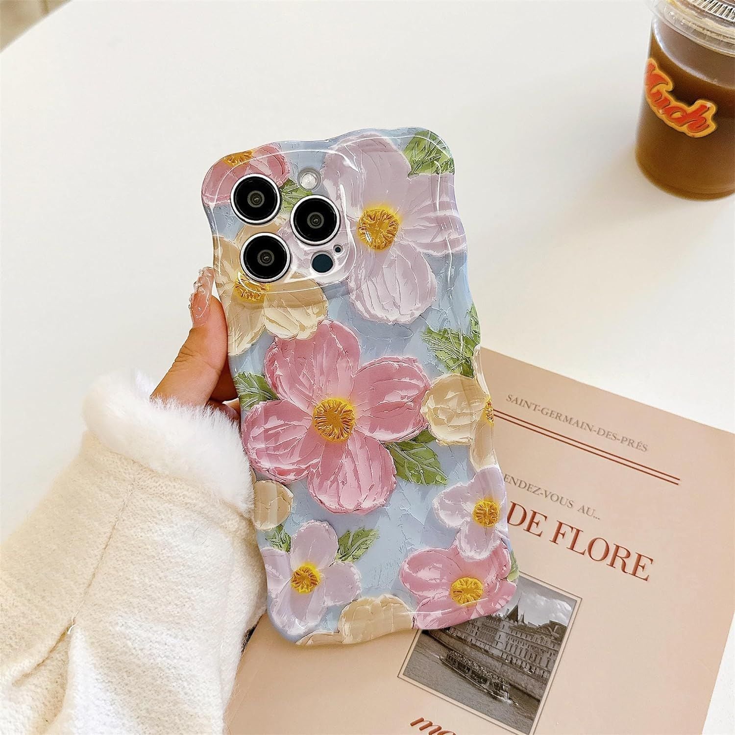 Oil Painting Flower iPhone Case