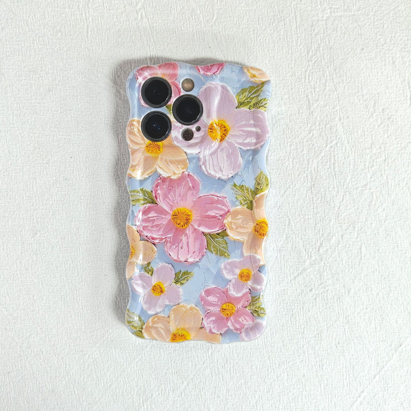 Oil Painting Flower iPhone Case